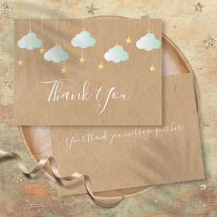 Twinkle Twinkle Little Star Baby Shower Thank You Card