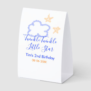 Twinkle twinkle little star birthday purple orange