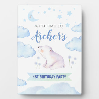 Twinkle twinkle little star birthday sign plaque