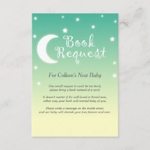 Twinkle Twinkle Little Star Book Request with poem Enclosure Card