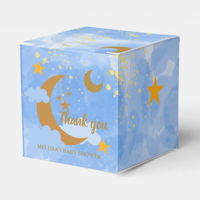 Twinkle twinkle little star custom favour box (Front Side)
