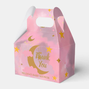 Twinkle twinkle little star custom pink favour box