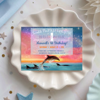Twinkle Twinkle Little Star Dolphin Birthday