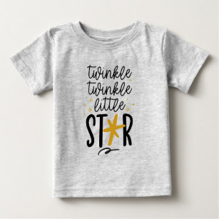 Twinkle Twinkle Little Star Doodle Baby T-Shirt