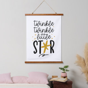 Twinkle Twinkle Little Star Doodle Hanging Tapestry