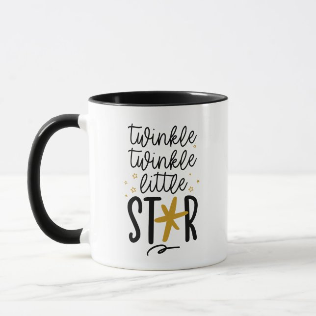 Twinkle Twinkle Little Star Doodle Mug (Left)