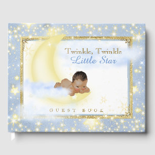 Twinkle Twinkle Little Star Ethnic Baby Guest Book