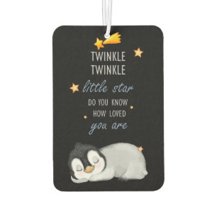 Twinkle, Twinkle Little Star for Sleep Penguin Car Air Freshener