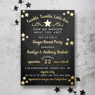 Twinkle Twinkle Little Star Gender Reveal Party