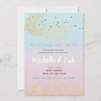 Twinkle Twinkle Little Star How We Wonder Invitation