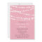 Twinkle Twinkle Little Star Invitation (pink)