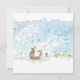 Twinkle twinkle Little Star Nursery Rhyme art