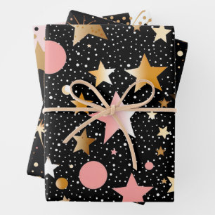 Twinkle Twinkle Little Star Pattern Wrapping Paper Sheet