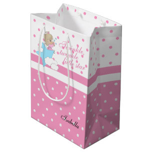 Twinkle, Twinkle Little Star - Pink Medium Gift Bag