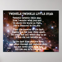 TWINKLE TWINKLE LITTLE STAR poem