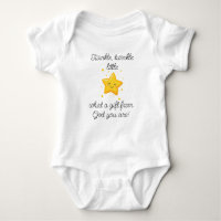 Twinkle Twinkle Little Star, Religious Baby Gift,