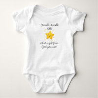 Twinkle Twinkle Little Star, Religious Baby Gift, 