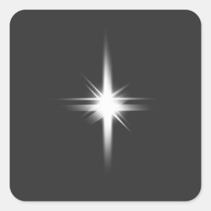 Twinkle, twinkle little star square sticker
