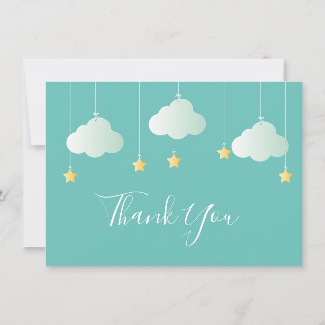 Twinkle Twinkle Little Star Thank You Card (Front)