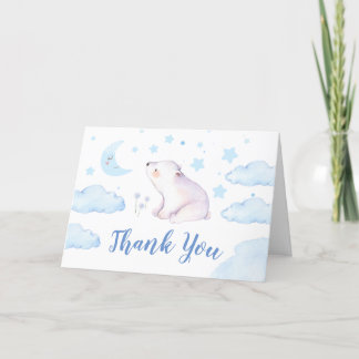 Twinkle twinkle little star thank you card