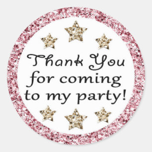 Twinkle Twinkle Little Star Thank You Stickers