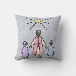 Twinkle Twinkle Little Star Vintage Nursery Rhyme Cushion