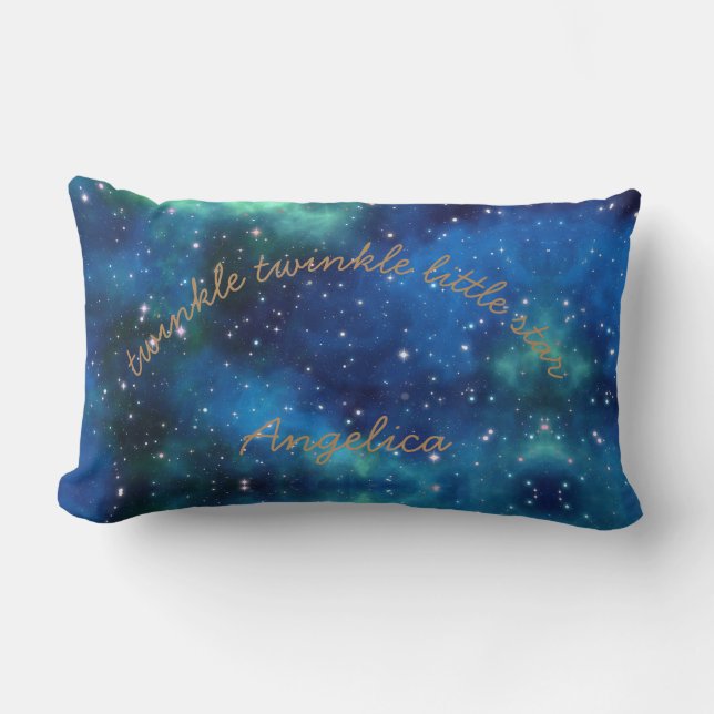 Twinkle twinkle little stars Lumbar Cushion (Front)