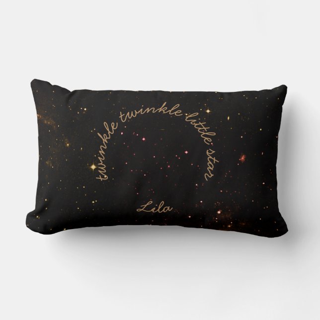 Twinkle twinkle little stars Lumbar cushion (Front)