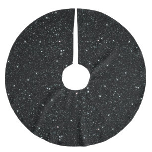 TWINKLE, TWINKLE, LITTLE STARS (outer space) ~ Brushed Polyester Tree Skirt