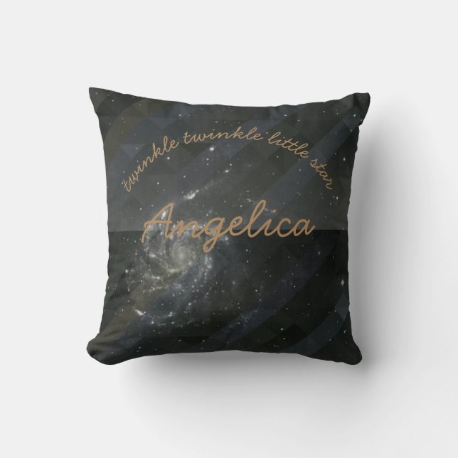 Twinkle twinkle little stars Personalized cushion (Front)