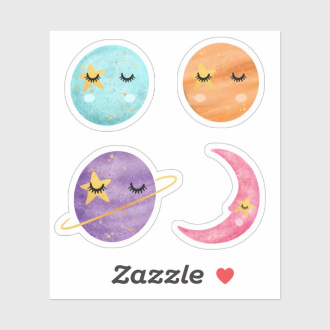 Twinkle Twinkle Little Stars & planets Space Theme (Sheet)