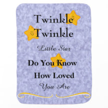 Twinkle Twinkle Little Start Baby Blanket