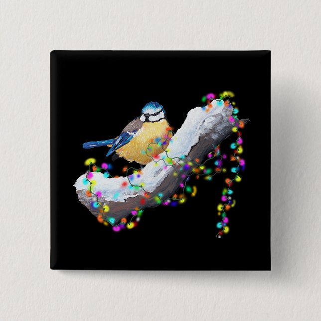 Twinkle Twinkle Little Tit 15 Cm Square Badge (Front)