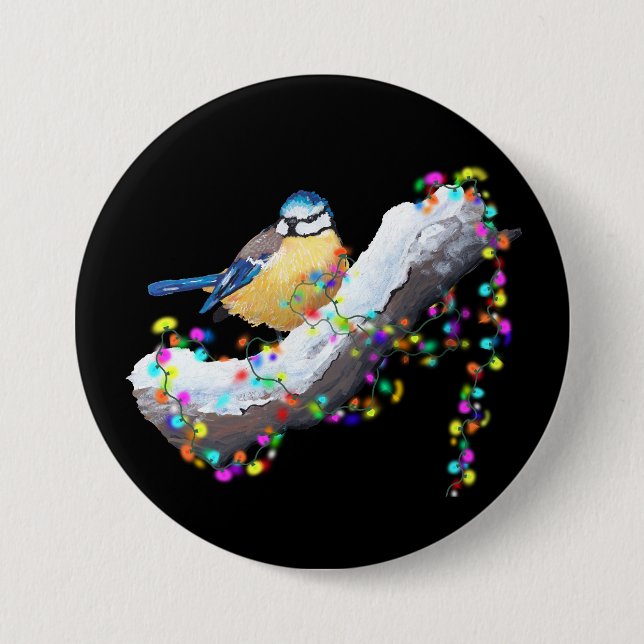 Twinkle Twinkle Little Tit 7.5 Cm Round Badge (Front)