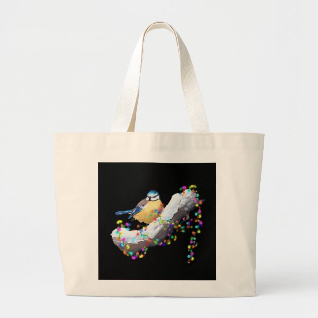 Twinkle Twinkle Little Tit Large Tote Bag (Front)