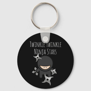 Twinkle Twinkle Ninja Stars Key Ring