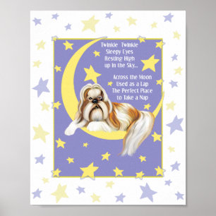Twinkle Twinkle Shih Tzu Poster