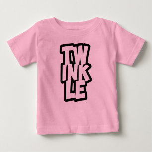 TWINKLE typography baby t-shirt