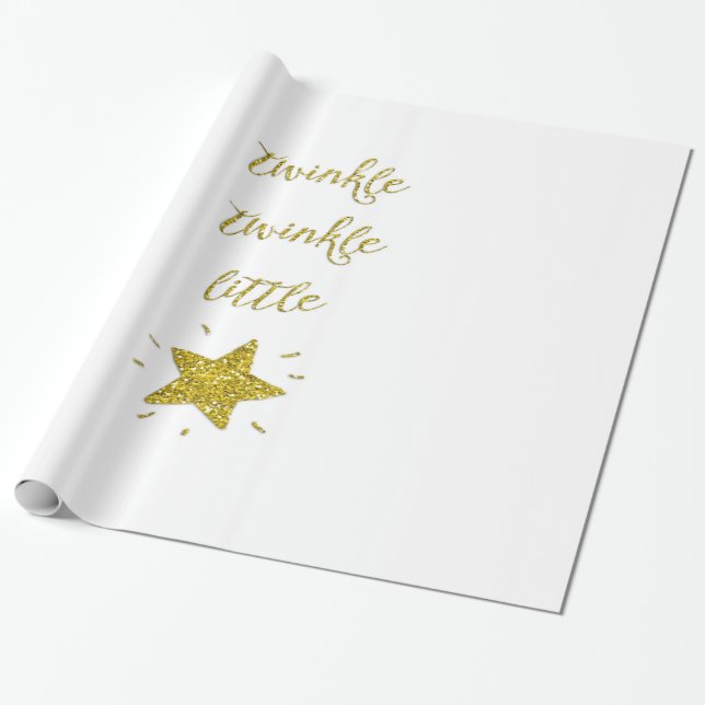 Twinkle Wrapping Paper (Unrolled)