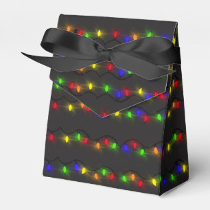 Twinkling Christmas Lights Favour Box