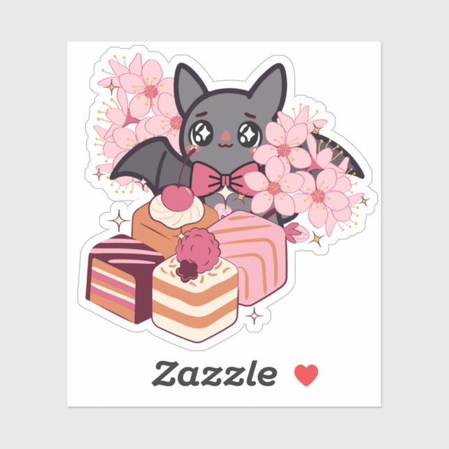 Twinkling Eyes Bat and Cake Selection (Sheet)