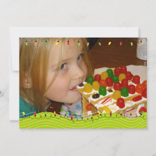 Twinkling Lights Customised Holiday Photo Card