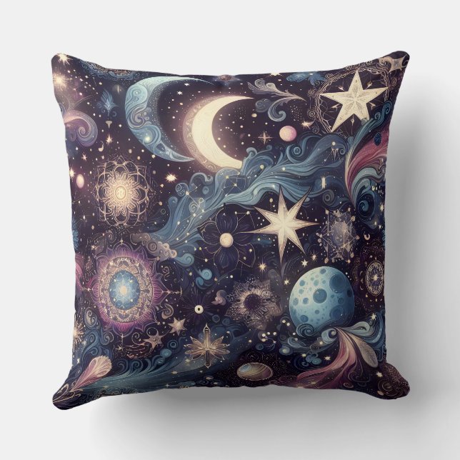 Twinkling Stardust Cushion (Back)