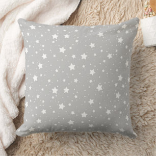Twinkling Starry Night Sky Pattern Cushion