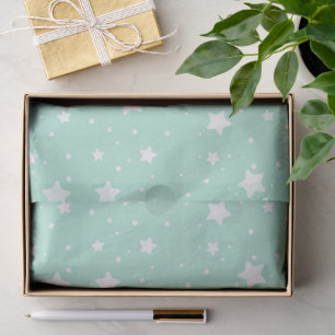 Twinkling Starry Night Sky Pattern Tissue Paper