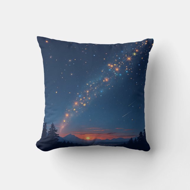 twinkling stars and fantastic skies cushion (Front)