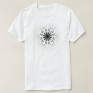 Twinkling White Snowflake T-Shirt