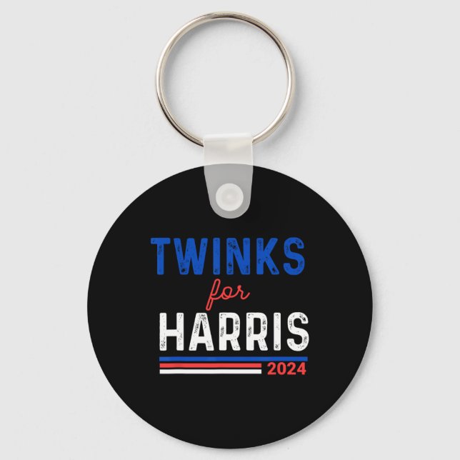 Twinks For Kamala Harris  Key Ring (Front)