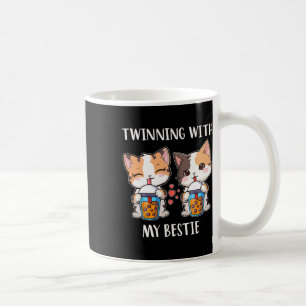 Twinning With My Bestie Cat Lovers Coffee Mug