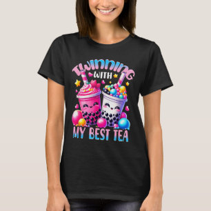 Twinning With My Tea Bubble Tea Boba Ie Friendship T-Shirt